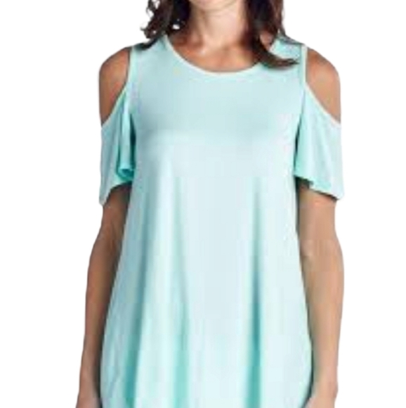 Mr. Max Fashions Spring Blue Cut Out Shoul… - Picture 8 of 11